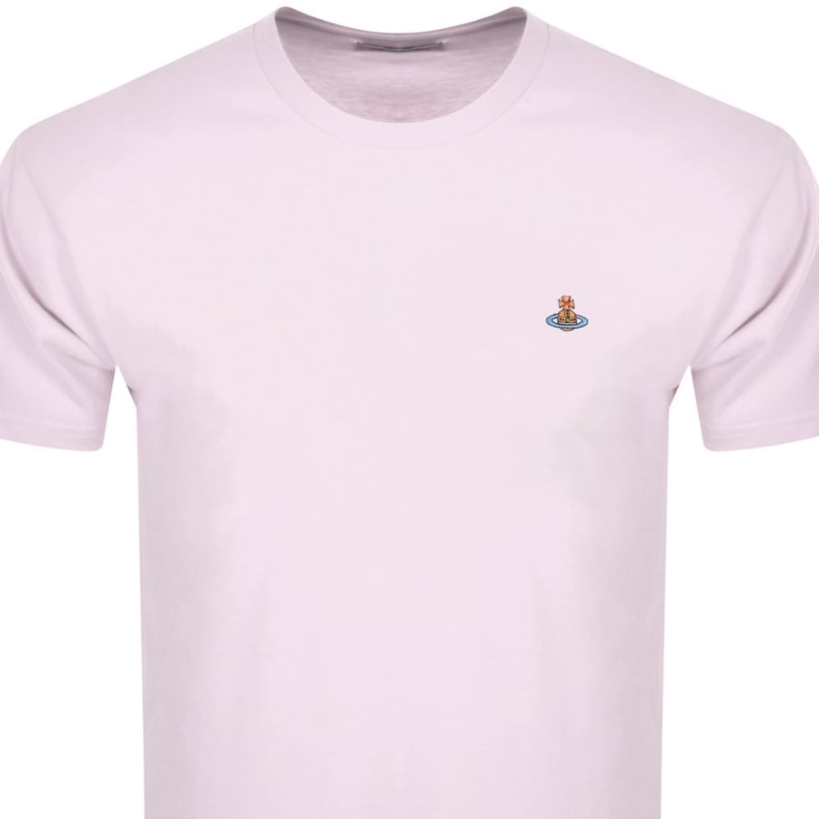 Vivienne Westwood Classic Logo T Shirt Lilac | Mainline Menswear us